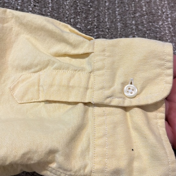 Ralph Lauren Yellow Button Down Shirt - Picture 6 of 6